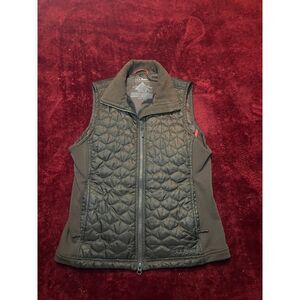 LL Bean Micro Puffer Vest Women XS Full Zip Thinsulate Quilted Insulated Jacket